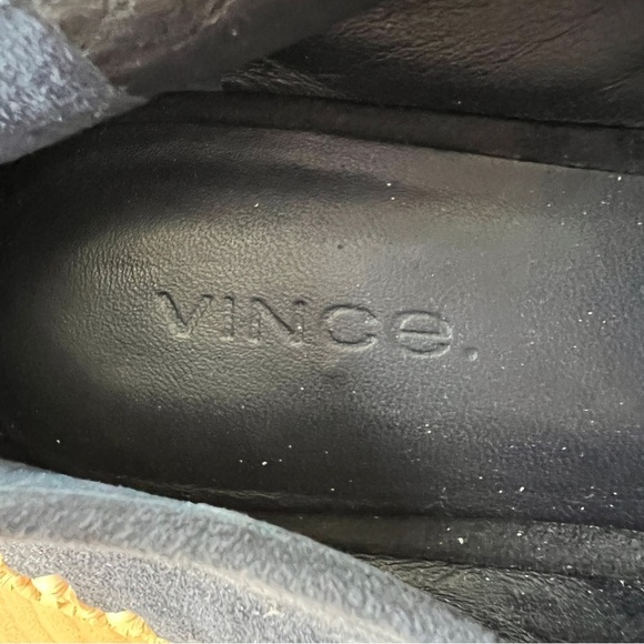 VINCE JALEN LOAFERS BEIGE 7M SUEDE UPPER ESPADRILLE RAFFIA BASE SLIP ON … - Picture 8 of 10